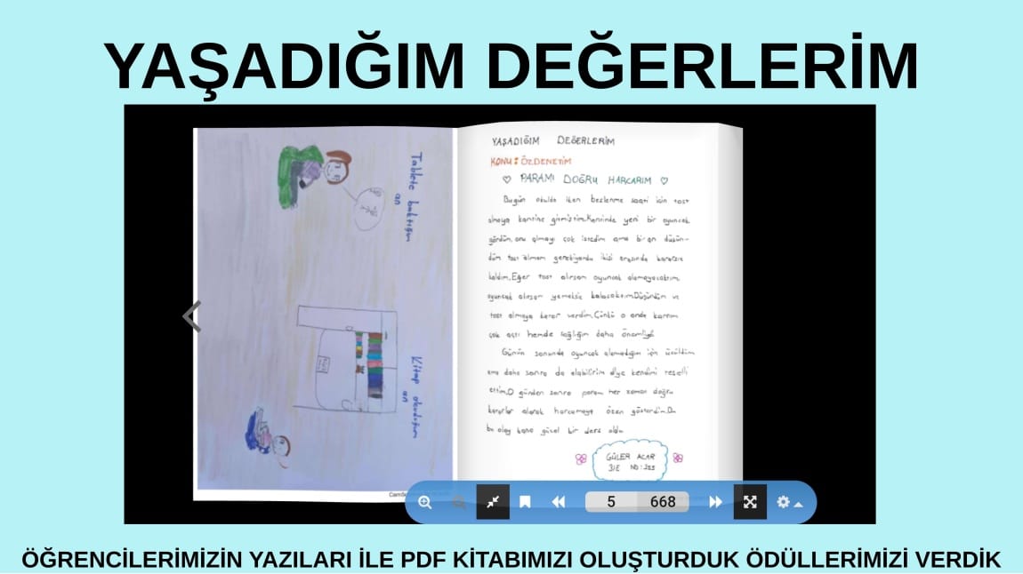 Yaşadığım Değerlerim Projesi